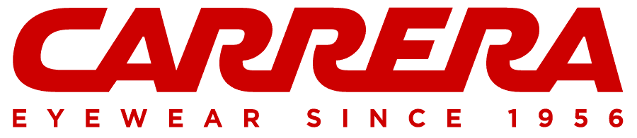 Carrera eyewear logo – bold red brand mark representing iconic sunglasses and performance-driven design.