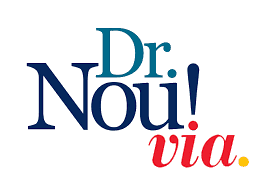Via's logo, who hosts the Dr Nou Makeover show