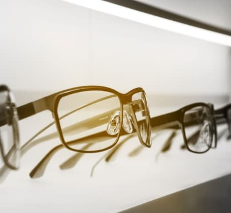 SEIKO multifocal lenses on display at a Dynamic Vision store in South Africa
