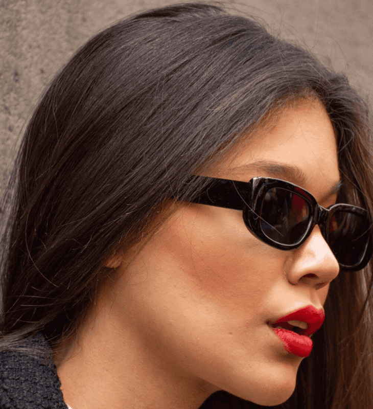 A Dynamic Vision customer wearing a pair of high-quality polarised prescription sunglasses