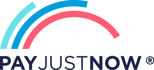 Pay Just Now logo symbolising interest-free eyewear payments at Dynamic Vision optometrists.