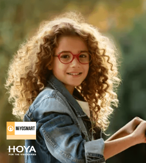 Secure and comfortable eyewear for children with myopia