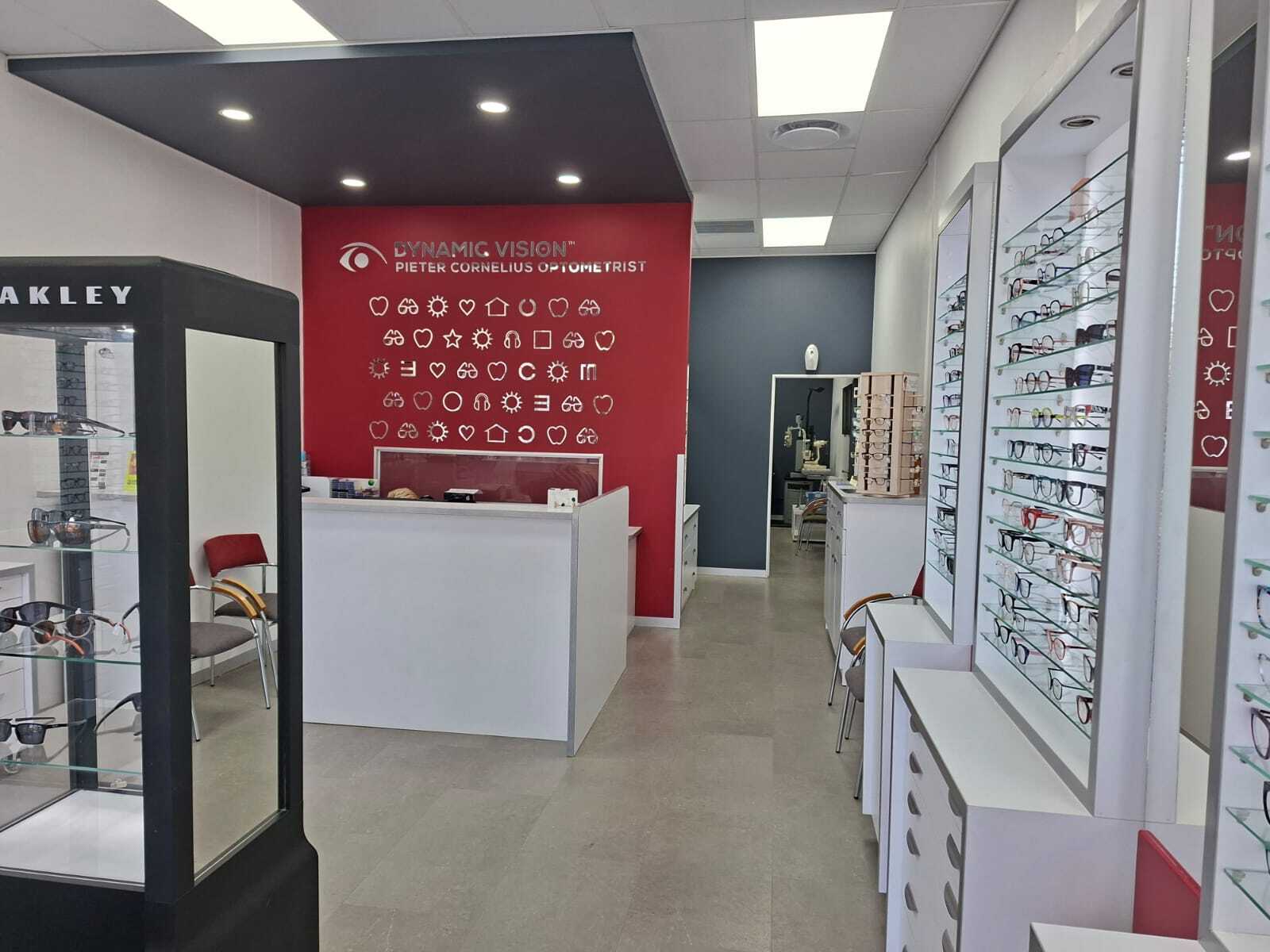 A consulting room at Dynamic Vision Pieter Cornelius Optometrists in Rustenburg