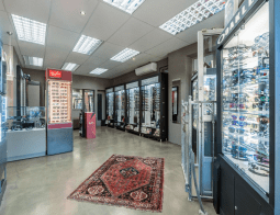 High-fashion sunglasses on display at Dynamic Vision in George