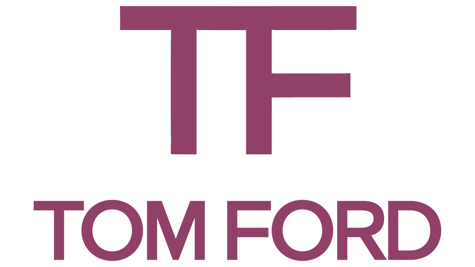 Tom Ford Eyewear's logo, a well know brand of polarised prescription sunglasses